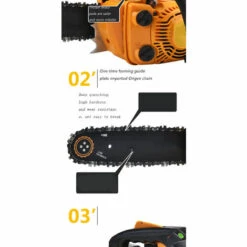 Cisea Tronçonneuse Professionnelle De 12 Pouces, Tronçonneuse Légère à Une Main, Tronçonneuse à Gaz 25,4 CC, Poignée Supérieure Pour Tronçonneuse Arboriste à 2 Cycles, Scies à Chaîne à Essence Portatives 10 Cisea Tronçonneuse Professionnelle De 12 Pouces, Tronçonneuse Légère à Une Main, Tronçonneuse à Gaz 25,4 CC, Poignée Supérieure Pour Tronçonneuse Arboriste à 2 Cycles, Scies à Chaîne à Essence Portatives -Tronçonneuse et accessoire Soldes 2022 55622364 4