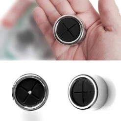 LIFCAUSAL Porte-serviettes De Cuisine Rond Auto-adhésif Porte-serviettes Support Mural Crochet Pour Serviettes à Main Porte-serviettes Cintre Pour Porte D'armoire -Tronçonneuse et accessoire Soldes 2022 56624309 4