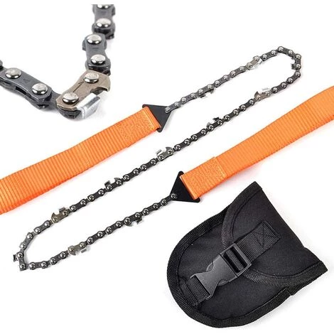 AIDUCHO Scie à Chaîne De Poche En Plein Air Outil De Jardin 33 Dent 24 Pouces Portables Camping Portable Survivant Fil De Scie à Glissière à La Main Outil De Camping Outil De Survie Scie à Glissière Manuelle En Acier Au Manganèse 3 AIDUCHO Scie à Chaîne De Poche En Plein Air Outil De Jardin 33 Dent 24 Pouces Portables Camping Portable Survivant Fil De Scie à Glissière à La Main Outil De Camping Outil De Survie Scie à Glissière Manuelle En Acier Au Manganèse