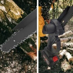 LRISHOM Tronçonneuse à Batterie, 6 Pouces Tronçonneuse Avec Batterie 2 * 3000mAh Tronçonneuse à Main 36V Tronçonneuse Rechargeable 9 LRISHOM Tronçonneuse à Batterie, 6 Pouces Tronçonneuse Avec Batterie 2 * 3000mAh Tronçonneuse à Main 36V Tronçonneuse Rechargeable -Tronçonneuse et accessoire Soldes 2022 57112240 3