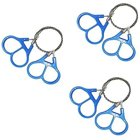Fei Yu 5pcs Scie à Fil En Acier Inoxydable Tronçonneuse De Poche Mini Câble Engrenage Pole Scie Trousse De Survie De Tronçonneuse D'urgence 3 Fei Yu 5pcs Scie à Fil En Acier Inoxydable Tronçonneuse De Poche Mini Câble Engrenage Pole Scie Trousse De Survie De Tronçonneuse D'urgence
