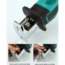 Cisea Scies à Chaîne Sans Fil De 4 Pouces Avec Batterie Rechargeable, Tronçonneuse, Mini Sécateurs électriques 24V, Tronçonneuse à Main Sans Balais -Tronçonneuse et accessoire Soldes 2022 58225804 4