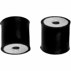 CYCLINGCOLORS 2x Silent Bloc Femelle Femelle M6x6mm M6x6mm 20x30mm Anti Vibration Caoutchouc Bâteau Voiture Amortisseur Silencieux