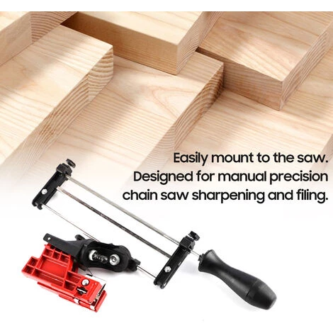 TANCYCO Guide De Classement Manuel Pour Affûter La Scie à Chaîne - Avec Lime Ronde De 7/32 Pouces Et Poignée En Plastique 6 TANCYCO Guide De Classement Manuel Pour Affûter La Scie à Chaîne - Avec Lime Ronde De 7/32 Pouces Et Poignée En Plastique – Image 4