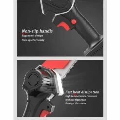 GRID COOL Mini Tronçonneuse Portative Sans Fil，scie à Chaîne électrique Rechargeable De 4 Poucessécateur Portatif à Une Main -Tronçonneuse et accessoire Soldes 2022 58347173 4