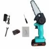 GRID COOL Scie à Chaîne électrique Portatif Sans Fil Chainsaw 24V Vitesse Réglable Avec Batterie Rechargeable Chargeur 33CM