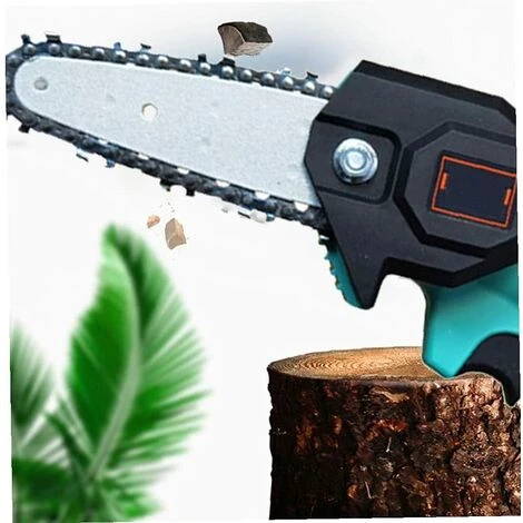 GRID COOL Scie à Chaîne électrique Portatif Sans Fil Chainsaw 24V Vitesse Réglable Avec Batterie Rechargeable Chargeur 33CM 4 GRID COOL Scie à Chaîne électrique Portatif Sans Fil Chainsaw 24V Vitesse Réglable Avec Batterie Rechargeable Chargeur 33CM – Image 2