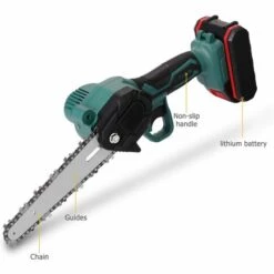 GRID COOL 21V Scie D'élagage électrique Portable Et Rechargeable Avec 1 Batteries, Petite Tronçonneuse Pour Fendre Le Bois, Pour Clip De Branche De Verger De Jardin -Tronçonneuse et accessoire Soldes 2022 58348435 2