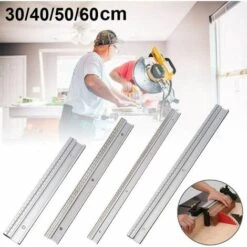 LANGRAY Rails En T Avec échelle Fixe En Alliage D'aluminium - Accessoires Pour Le Travail Du Bois Et Le Bricolage-50cm 9 LANGRAY Rails En T Avec échelle Fixe En Alliage D'aluminium - Accessoires Pour Le Travail Du Bois Et Le Bricolage-50cm -Tronçonneuse et accessoire Soldes 2022 58478386 3