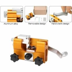 GALOZZOIT Affûteuse De Chaîne De Tronçonneuse, Aiguiseur De Chaîne De Tronçonneuse à Manivelle, Dispositif De Meulage Daffûteur, Outil DAffûtage Pour Tronçonneuse Bûcheron Et Jardinier -Tronçonneuse et accessoire Soldes 2022 58883581 2