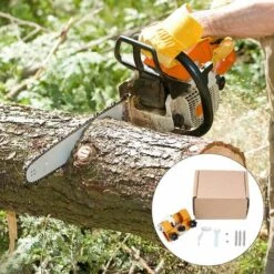 GALOZZOIT Affûteuse De Chaîne De Tronçonneuse, Aiguiseur De Chaîne De Tronçonneuse à Manivelle, Dispositif De Meulage Daffûteur, Outil DAffûtage Pour Tronçonneuse Bûcheron Et Jardinier -Tronçonneuse et accessoire Soldes 2022 58883581 5