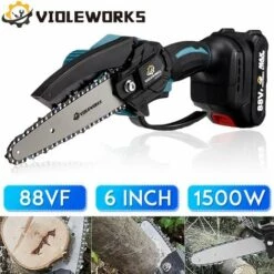 JMAX Tronçonneuse à Batterie Sans Fil De 6 Pouces Et 2*batteries 88VF Portable Scie Électrique Jardin Logging 8 JMAX Tronçonneuse à Batterie Sans Fil De 6 Pouces Et 2*batteries 88VF Portable Scie Électrique Jardin Logging -Tronçonneuse et accessoire Soldes 2022 59012590 2