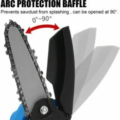 JMAX Tronçonneuse à Batterie Sans Fil De 6 Pouces Et 2*batteries 88VF Portable Scie Électrique Jardin Logging 11 JMAX Tronçonneuse à Batterie Sans Fil De 6 Pouces Et 2*batteries 88VF Portable Scie Électrique Jardin Logging -Tronçonneuse et accessoire Soldes 2022 59012590 5