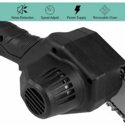 JOORRT 4 Pouces Mini Tronçonneuse Tronçonneuse Électrique Rechargeable De 24V Tronçonneuse à Batterie Portable Avec Chargeur Et Chaîne Mini Tronçonneuse Sans Fil Pour Tailler Le Jardinage -Tronçonneuse et accessoire Soldes 2022 59171142 5
