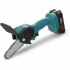 LUCKY-88 Scie électrique à Une Main Rechargeable Pour Mini Tronçonneuse à Bois (4 Pouces, Une Batterie, Une Charge) -Tronçonneuse et accessoire Soldes 2022 59293349 5