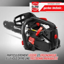 ELEM GARDEN TECHNIC Elagueuse Thermique 25cc - Guide 25cm - Elem Garden -Tronçonneuse et accessoire Soldes 2022 59382107 4