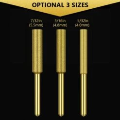 GroupM 12 Pièces Pierre Lime Tronçonneuse Gravure Accessoire De Chaîne D'affûtage (or 4 Mm) -Tronçonneuse et accessoire Soldes 2022 59504826 2