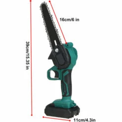 JMAX Tronçonneuse Sans Fil De 6 Pouces Et 2*batteries, Mini Tronconneuse à Batterie Rechargeable -Tronçonneuse et accessoire Soldes 2022 59596701 4