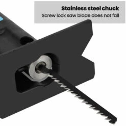 LIFCAUSAL Perceuse électrique Modifiée En Accessoire De Scies électriques Scies Alternatives électriques Perceuse à Scies Sauteuses Outil Utilitaire De Coupe Portable Pour Le Travail Du Bois Avec 3 Lames De Scie -Tronçonneuse et accessoire Soldes 2022 59662325 4