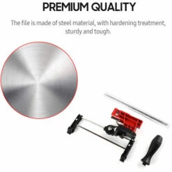 SUPERSELLER Guide De Classement Manuel Avec Lime Ronde De 5/32" Et Poignée En Plastique Pour Affûter La Scie à Chaîne - 4.0mm -Tronçonneuse et accessoire Soldes 2022 60063134 5