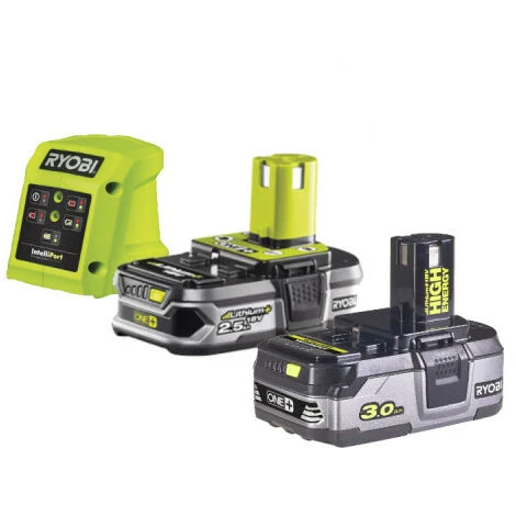 Pack RYOBI Tronçonneuse 18V OnePlus RY18CS20A-125 - 1 Batterie 3.0Ah High Energy - 1 Batterie 2.5Ah - Chargeur 4 Pack RYOBI Tronçonneuse 18V OnePlus RY18CS20A-125 - 1 Batterie 3.0Ah High Energy - 1 Batterie 2.5Ah - Chargeur – Image 2