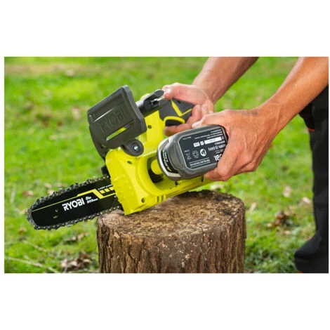 Pack RYOBI Tronçonneuse 18V OnePlus RY18CS20A-125 - 1 Batterie 3.0Ah High Energy - 1 Batterie 2.5Ah - Chargeur 6 Pack RYOBI Tronçonneuse 18V OnePlus RY18CS20A-125 - 1 Batterie 3.0Ah High Energy - 1 Batterie 2.5Ah - Chargeur – Image 4