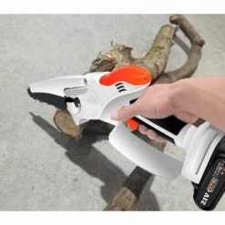 BENOBBY KIDS Mini Tronçonneuse à Batterie, Tronçonneuse électrique Sans Fil Portable Avec Batterie Pour Jardinage, élagage, Coupe De Bois (blanc) -Tronçonneuse et accessoire Soldes 2022 60417574 4