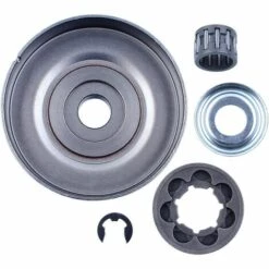 AOUGO Tambour D'embrayage P7Jante De Pignon Pour STIHL MS170 MS180 MS250 MS251 017 018 021 02 Tronçonneuse Remplacement Pièces Avec Roulement à Aiguilles Rondelle E-Clip 9512 933 2260 -Tronçonneuse et accessoire Soldes 2022 60576689 2