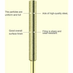 JOORRT 18 Pièces Diamant Tronçonneuse Aiguiseur Burr Pierre Outil D'affûtage-4m​​m, 4.8mm 5.5mm (Or) -Tronçonneuse et accessoire Soldes 2022 60667891 2