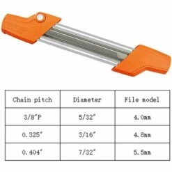 FLYME Aiguiseur De Chaîne De Tronçonneuse, Lame De Travail Du Bois, Outil De Meulage De Chaîne De Rechange Facile Pour Tronçonneuse De Tronçonneuse (4 Mm) -Tronçonneuse et accessoire Soldes 2022 60691561 2