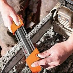 FLYME Aiguiseur De Chaîne De Tronçonneuse, Lame De Travail Du Bois, Outil De Meulage De Chaîne De Rechange Facile Pour Tronçonneuse De Tronçonneuse (4 Mm) -Tronçonneuse et accessoire Soldes 2022 60691561 4