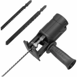 HAPPYSHOPPING Perceuse électrique à Tronçonneuse Accessoires Perceuse électrique à Scie Alternative Scie Sauteuse Universelle Scie Sauteuse électrique Scie Alternative Outil De Conversion Rapide Et Pratique Outil De Coupe Pour Le Travail Du Bois Avec 3 Lames -Tronçonneuse et accessoire Soldes 2022 60756406 3