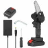 LIFCAUSAL Mini Tronçonneuse 4 Pouces Sans Fil électrique Protable Scie D'élagage 24V Scies à Bois électriques Rechargeables, 2000mAh Sécateur à Une Main Sans Fil Tronçonneuse Pour L'exploitation Forestière De Jardin Branche D'arbre Coupe De Bois, EU PLUG (Black-1 B 1 LIFCAUSAL Mini Tronçonneuse 4 Pouces Sans Fil électrique Protable Scie D'élagage 24V Scies à Bois électriques Rechargeables, 2000mAh Sécateur à Une Main Sans Fil Tronçonneuse Pour L'exploitation Forestière De Jardin Branche D'arbre Coupe De Bois, EU PLUG (Black-1 B -Tronçonneuse et accessoire Soldes 2022 60913580 1