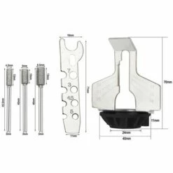 QERSTA Affûteur De Tronçonneuse - Kit D'affûtage De Tronçonneuse, Affûteur électrique, Affûteur Dentelé, Ensemble D'accessoires De Polissage, Perceuse à Chaîne -Tronçonneuse et accessoire Soldes 2022 61062856 3