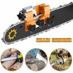 TANCYCO Gabarit D'affûtage De Tronçonneuse, Ensemble D'outils D'affûtage De Tronçonneuse Portable à Affûtage Rapide, Adapté à Tous Les Types De Scies à Chaîne Et De Scies électriques -Tronçonneuse et accessoire Soldes 2022 61126302 3