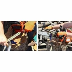 SLBRILLèRE Aiguiseur De Chaîne Kit D'aiguiseur De Tronçonneuse Pour Tronçonneuse Avec Lime, Manche En Bois -Tronçonneuse et accessoire Soldes 2022 63511554 4