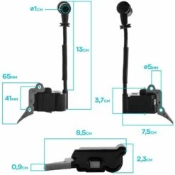 Boudech Bobine D'allumage De Tronçonneuse Bobine électrique Pour Moteurs 2 Temps 20/30 Cc Avec Câble De 13 Cm -Tronçonneuse et accessoire Soldes 2022 63683280 4
