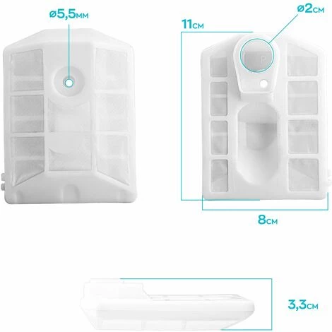 Boudech Filtre à Air Pour Tronçonneuse 62Cc Filtre à Air De Remplacement Compatible Avec La Tronçonneuse 2 Temps 52Cc 6 Boudech Filtre à Air Pour Tronçonneuse 62Cc Filtre à Air De Remplacement Compatible Avec La Tronçonneuse 2 Temps 52Cc – Image 4