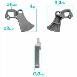 Boudech Levier De Déclenchement De L'accélérateur Pour La Tronçonneuse 25Cc -Tronçonneuse et accessoire Soldes 2022 63683602 4