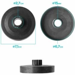 Boudech Kit D'embrayage Complet Pour Scie à Chaîne 52Cc/62Cc - Embrayage + Cloche D'embrayage Compatibles Embrayage De Remplacement + Tambour D'embrayage Pour Scies à Chaîne 52Cc/62Cc -Tronçonneuse et accessoire Soldes 2022 63683703 4