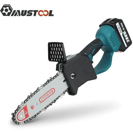 AUGIENB Scie à Chaine Tron?onneuse à Batterie à Batterie élagueuse Sans Fil MUSTOOL 8" 18V Scie à Chaine Scie à Buche électrique 1 Batterie 3 AUGIENB Scie à Chaine Tron?onneuse à Batterie à Batterie élagueuse Sans Fil MUSTOOL 8" 18V Scie à Chaine Scie à Buche électrique 1 Batterie