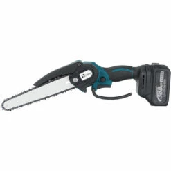 AUGIENB Scie à Chaine Tron?onneuse à Batterie à Batterie élagueuse Sans Fil Wolike 8" 18V 10000RPM Scie à Chaine Scie à Buche électrique 2 Batteries Bleu -Tronçonneuse et accessoire Soldes 2022 63728895 3