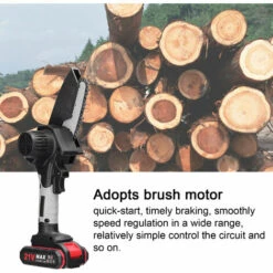 LIFCAUSAL Scies D'élagage électriques Portables 21 V 4 Pouces Petit Moteur De Brosse De Tronçonneuse à Fendre Le Bois Outil De Travail Du Bois à Une Main Pour Jardin Verger (gris 1 Batterie) 11 LIFCAUSAL Scies D'élagage électriques Portables 21 V 4 Pouces Petit Moteur De Brosse De Tronçonneuse à Fendre Le Bois Outil De Travail Du Bois à Une Main Pour Jardin Verger (gris 1 Batterie) -Tronçonneuse et accessoire Soldes 2022 63745998 5