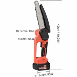 LIFCAUSAL Mini Tronçonneuse Sans Fil 21 V Sans Fil 20,3 Cm Scie à Chaîne électrique Portable 4,0 Ah Batterie Rechargeable Chargeur Rapide Alimenté Branche D'arbre Sécateur Sécateur Outil De Jardin Pour Tailler Les Arbres (2 Piles De 20,3 Cm) 10 LIFCAUSAL Mini Tronçonneuse Sans Fil 21 V Sans Fil 20,3 Cm Scie à Chaîne électrique Portable 4,0 Ah Batterie Rechargeable Chargeur Rapide Alimenté Branche D'arbre Sécateur Sécateur Outil De Jardin Pour Tailler Les Arbres (2 Piles De 20,3 Cm) -Tronçonneuse et accessoire Soldes 2022 63746204 4