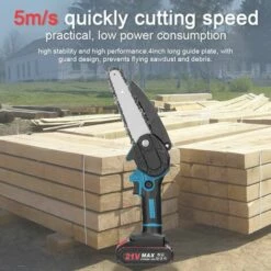 LIFCAUSAL Scies D'élagage électriques Portables 21 V 6 Pouces Petit Moteur De Brosse De Tronçonneuse à Fendre Le Bois Outil De Travail Du Bois à Une Main Pour Jardin Verger (bleu 2 Piles) 11 LIFCAUSAL Scies D'élagage électriques Portables 21 V 6 Pouces Petit Moteur De Brosse De Tronçonneuse à Fendre Le Bois Outil De Travail Du Bois à Une Main Pour Jardin Verger (bleu 2 Piles) -Tronçonneuse et accessoire Soldes 2022 63746235 5