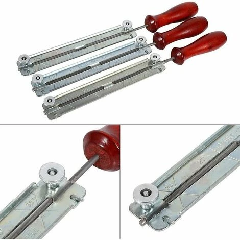 SINCèREETALI Ensemble De Limes à Affûter Rondes En Acier Pour Tronçonneuse Porte-outil Pour Le Travail Du Bois Porte-outil Guide-fichier (4,8 Mm) 5 SINCèREETALI Ensemble De Limes à Affûter Rondes En Acier Pour Tronçonneuse Porte-outil Pour Le Travail Du Bois Porte-outil Guide-fichier (4,8 Mm) – Image 3