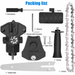 ASUPERMALL Perceuse électrique De 6 Pouces Modifiée En Accessoire De Tronçonneuse électrique Accessoire De Tronçonneuse électrique Ensemble D'outils De Modification Pratique, Orange -Tronçonneuse et accessoire Soldes 2022 63927475 3