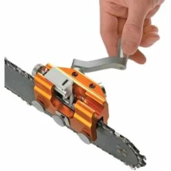 Fei Yu De Chaîne De Tronçonneuse En Alliage D'aluminium Portable Et Facile à Installer Meuleuse De Chaîne à Manivelle Meuleuse De Chaîne Manuelle -Tronçonneuse et accessoire Soldes 2022 64076245 5