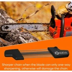 MEZHENG Affuteuse Chaine Tronconneuse Kit 2 En 1 Outil Professionnel Affutage Rapide Des Dents De Chaine Et Jauge De Profondeur Affuteuse De Chaine Tronconneuse Affuteur Chaine Tronconneuse -Tronçonneuse et accessoire Soldes 2022 64119175 4