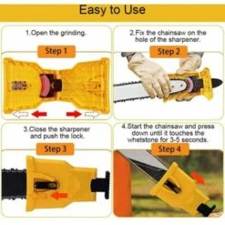 Ensoleillé Affûteuse De Tronçonneuse, Pratique à Utiliser Affûteuse De Lame De Scie à Chaîne Rapide Portable Pour Le Travail Du Bois Pour économiser Du Temps Et Des Efforts(Jaune) 10 Ensoleillé Affûteuse De Tronçonneuse, Pratique à Utiliser Affûteuse De Lame De Scie à Chaîne Rapide Portable Pour Le Travail Du Bois Pour économiser Du Temps Et Des Efforts(Jaune) -Tronçonneuse et accessoire Soldes 2022 64158616 4